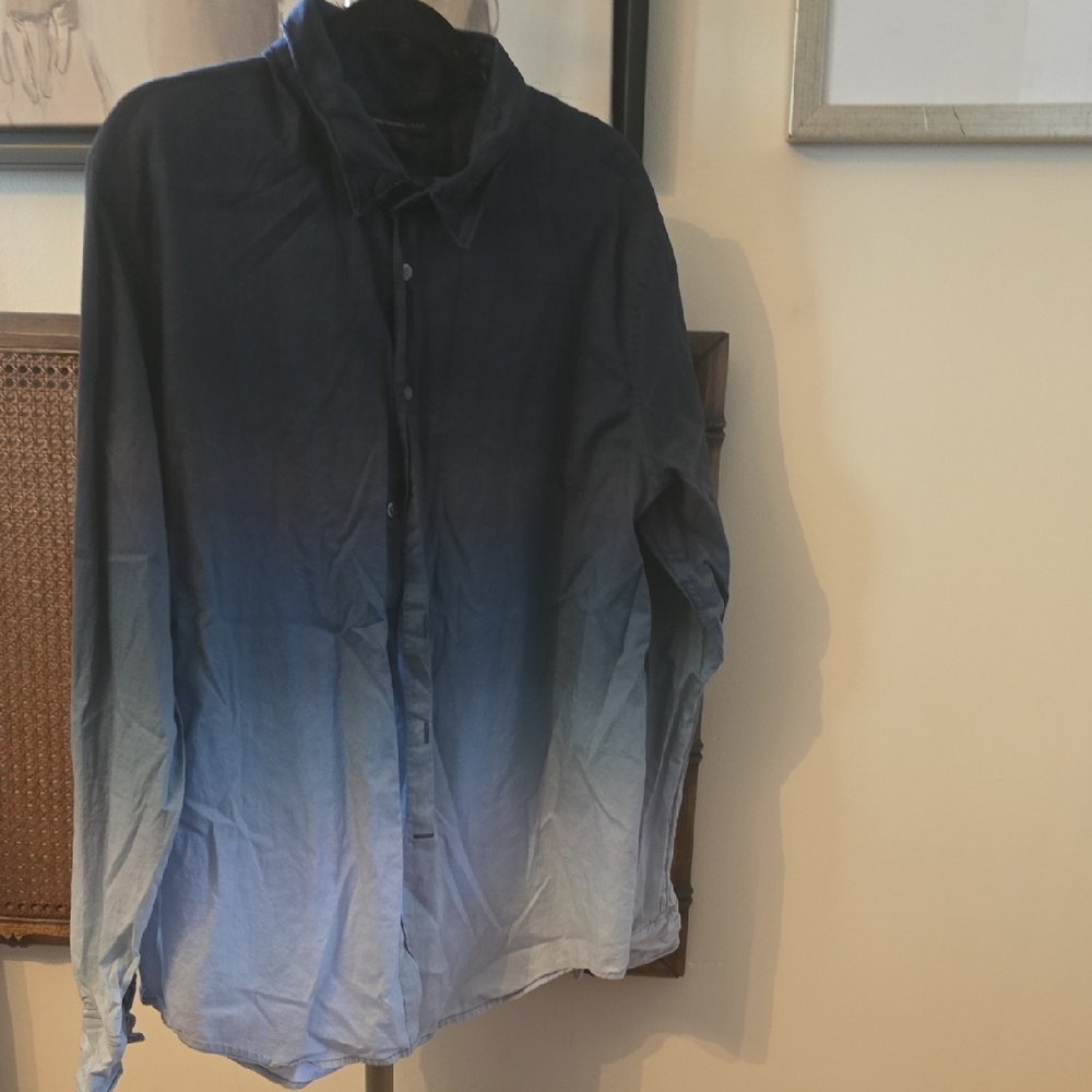John Varvatos Dark Blue Shirt